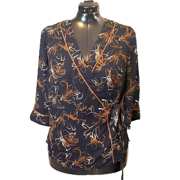 Penningtons Tops - In Every Story/Penningtons Kimono Style Wrap Blouse